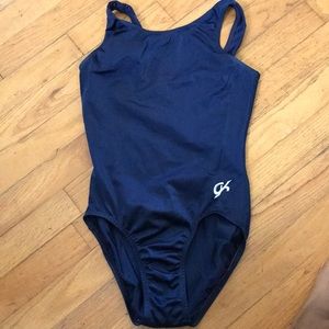 Dark blue leotard